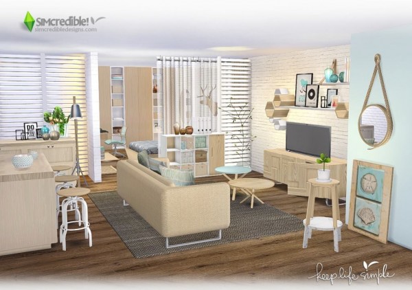  SIMcredible Designs: Keep Life Simple livingroom