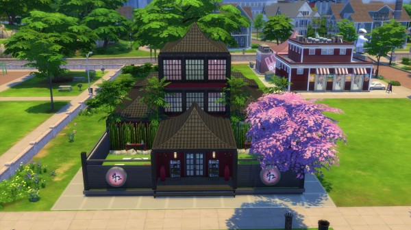  Mod The Sims: Cherry Blossom Spa by JessCriss
