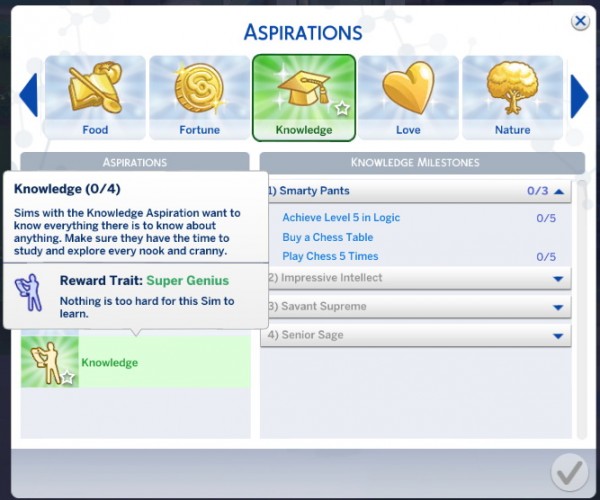 Sims 4 Child Aspirations Mod