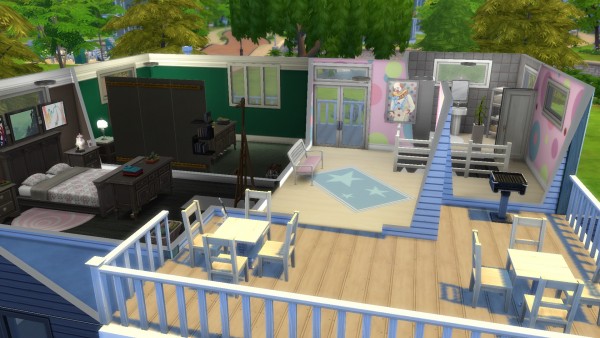  Mod The Sims: Lovely Drive house No CC by PIGSbff