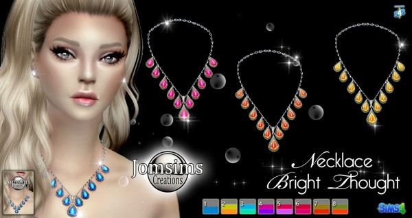  Jom Sims Creations: Bright thought collier