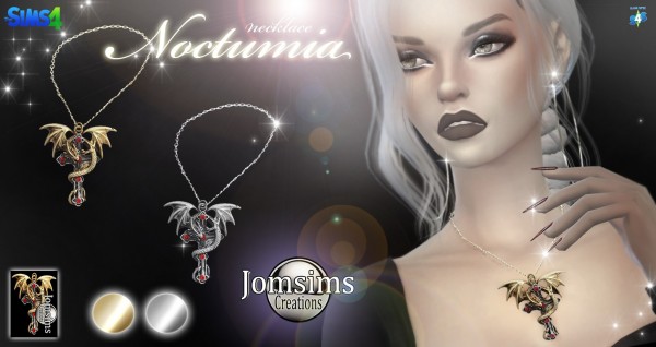  Jom Sims Creations: Noctumia collier