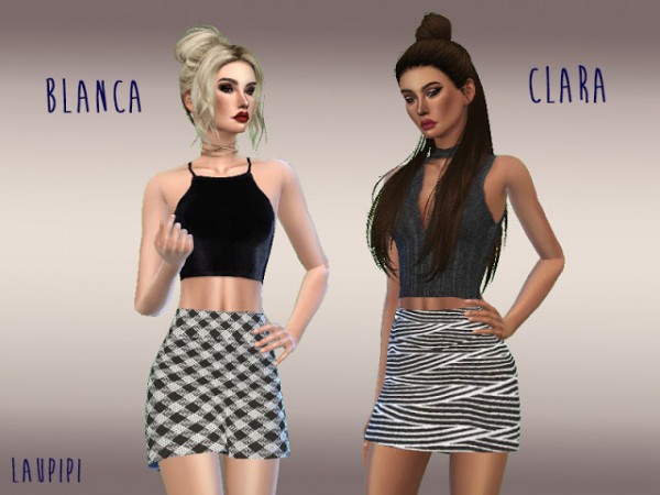  Laupipi: Blanca and Clara skirts set
