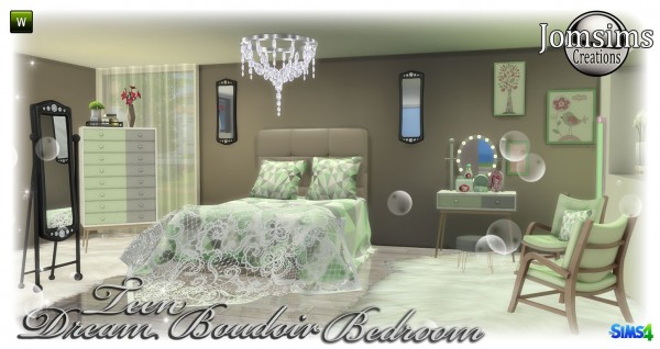 Jom Sims Creations: Dream boudoir room