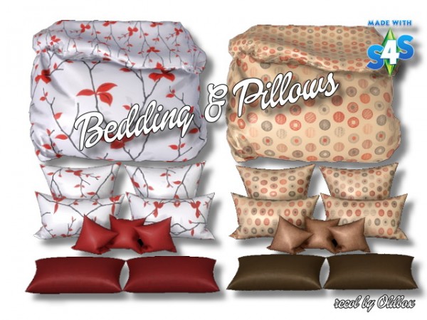  All4Sims: Bedding and Pillows by Oldbox
