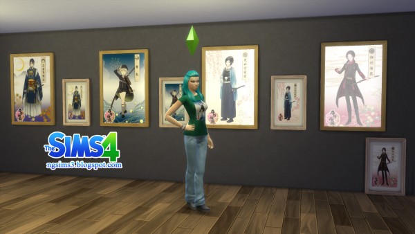  NG Sims 3: Touken Ranbu Online Poster