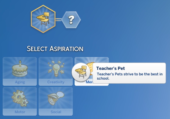  Mod The Sims: Teachers Pet Aspiration by jackboog21