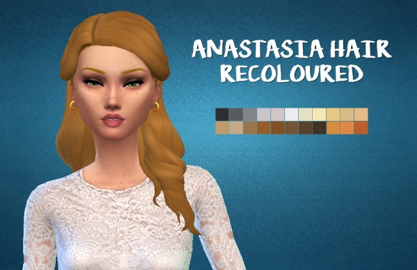  Choco Sims: Anastasia hair recolor
