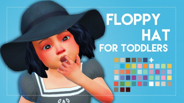  Simsworkshop: Floppy Hat   For Toddlers by Weepingsimmer