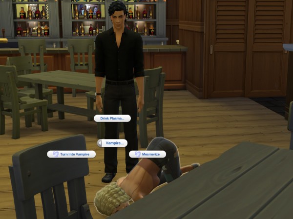  Mod The Sims: Drink, drain, and turn without restrictions by PrincessVee