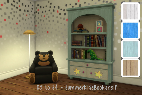  Chillis Sims: Summer Kids Bookshelf