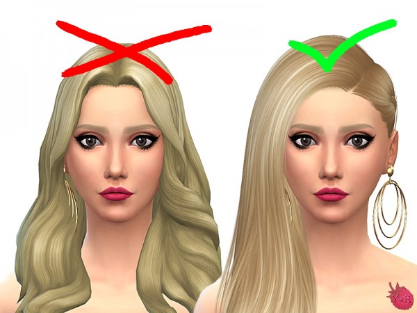  Mod The Sims: Hide all female hair from CAS by YuuNyuu