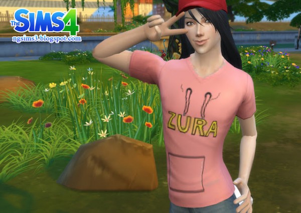  NG Sims 3: Zura T Shirt