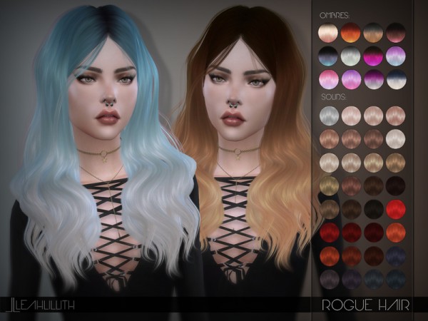  The Sims Resource: LeahLillith`s Rogue Hair