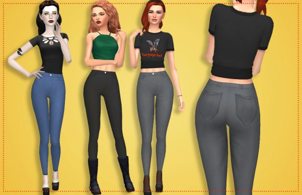  Simsworkshop: Dorothy Jeans by Annabellee25
