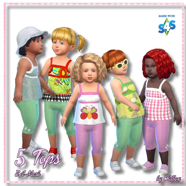  All4Sims: Tank Tops by Olbox
