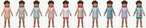 Aveira Sims 4: Maxine Sweater Dress   Toddler Version