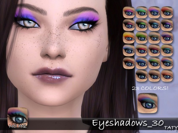  Simsworkshop: Taty Eyeshadows 30