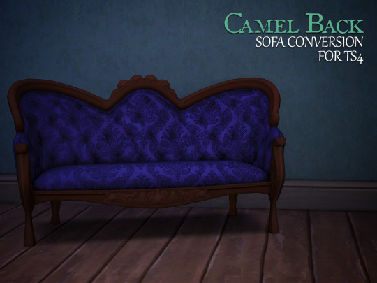  The Path Of Nevermore: Camel back sofa