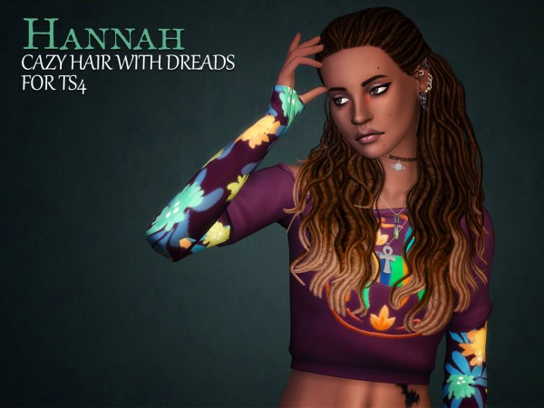 The Path Of Nevermore: Cazy’s Hannah hairstyle with dreads retextured