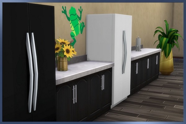  Blackys Sims 4 Zoo: Mesh refrigerator big by Cappu