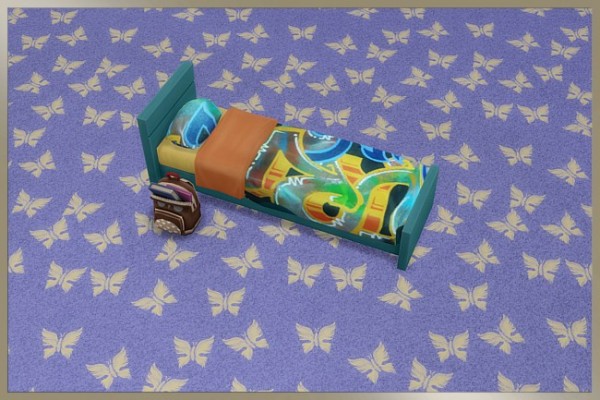  Blackys Sims 4 Zoo: Butterfly Colorful floor by cappu