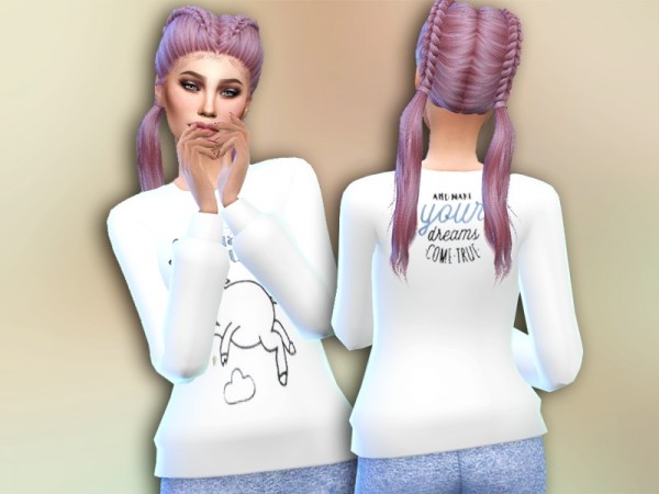  The Sims Resource: Wake Up! Pajama Sweaters by Simlark