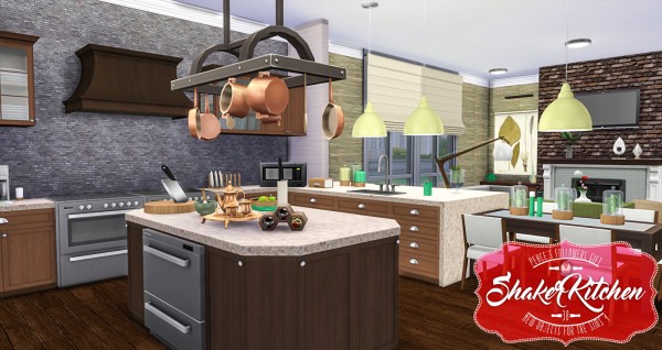 Simsational designs: Shaker Kitchen