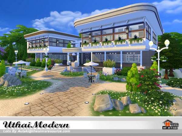  The Sims Resource: Uthai Modern house by Autaki