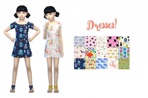  Delirium Sims: Tee, Sweater and Dress