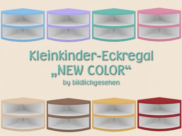  Akisima Sims Blog: Small children corner shelf New color