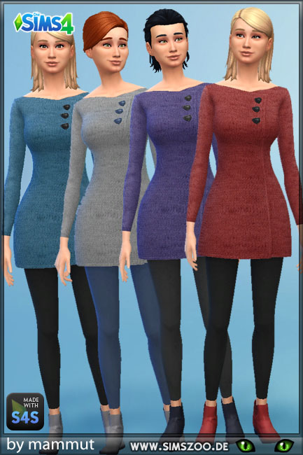  Blackys Sims 4 Zoo: Knit outfit by mammut