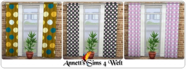  Annett`s Sims 4 Welt: Curtains Ornaments