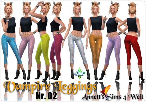  Annett`s Sims 4 Welt: Vampire Leggings Nr. 02