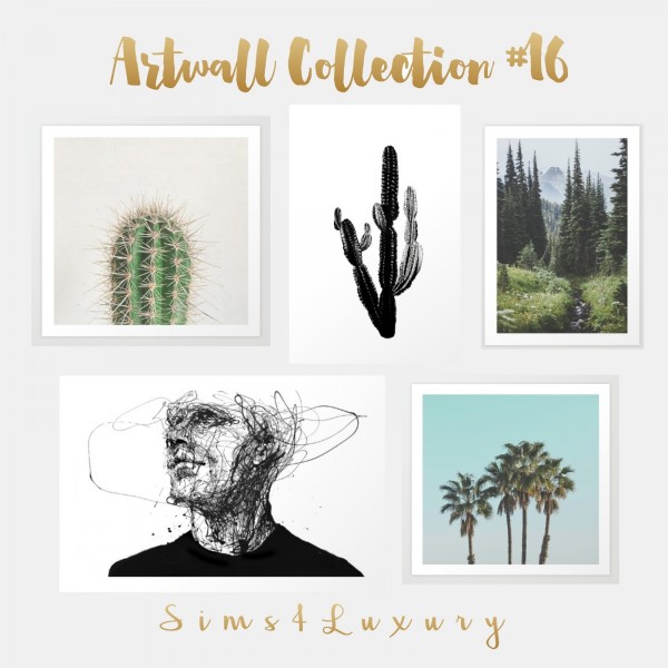  Sims4Luxury: Artwall collection 16