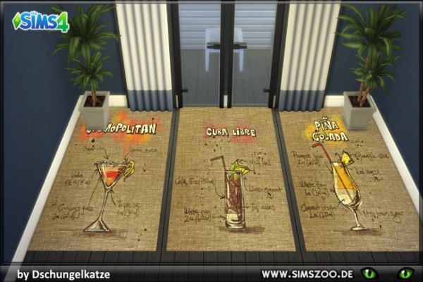  Blackys Sims 4 Zoo: DK rugs 01 by Dschungelkatze