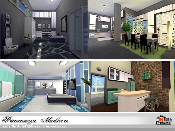  The Sims Resource: Pimmaya Modern house by autaki