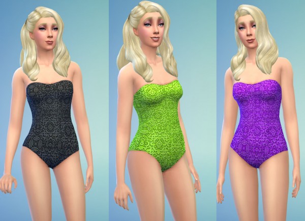  Mod The Sims: Lacey Bathing Suit by Snowhaze