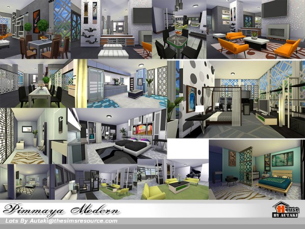  The Sims Resource: Pimmaya Modern house by autaki