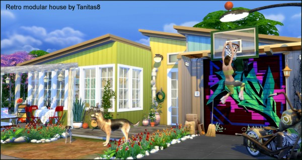  Tanitas Sims: Retro modular house