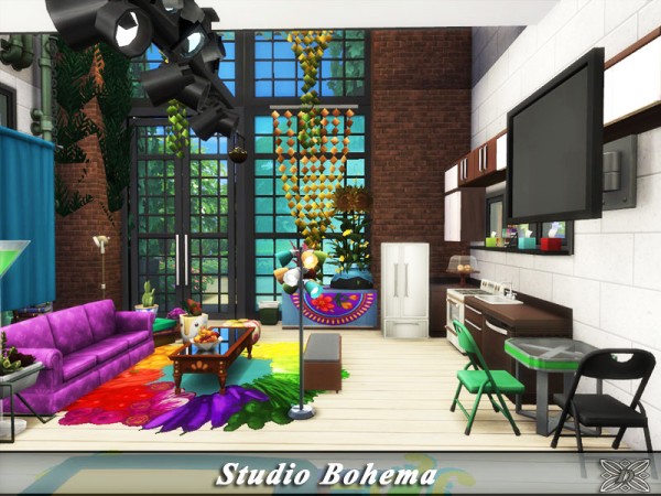  The Sims Resource: Studio Bohema by Danuta720