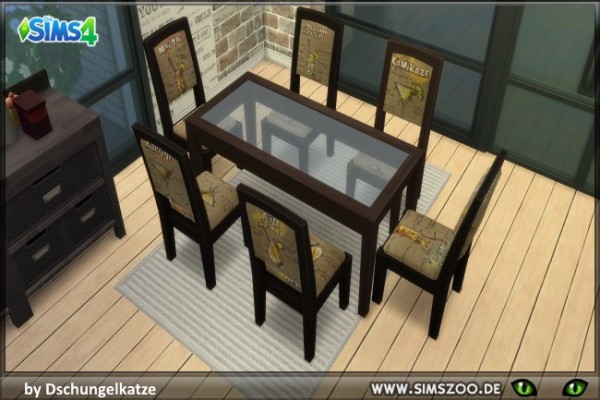  Blackys Sims 4 Zoo: Stuhl by Dschungelkatze