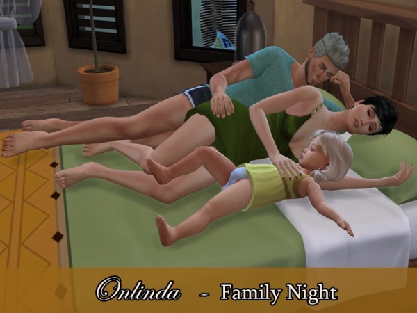  The Sims Resource: Family Night   PosePack by StefaniaOnlinda