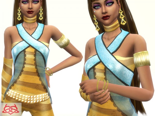  The Sims Resource: Cleo de Nile   Set by Colores Urbanos