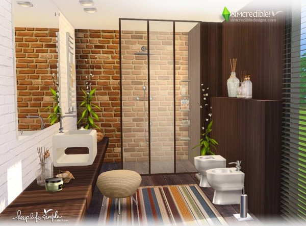  SIMcredible Designs: Keep Life Simple bathroom