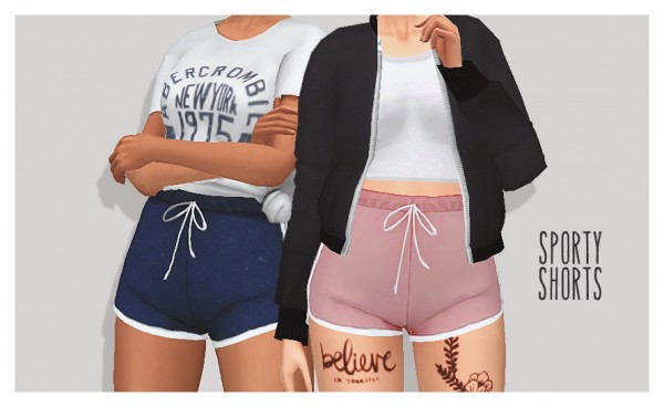  Pure Sims: Sporty shorts