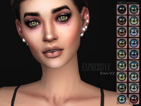  The Sims Resource: Expressive Eyes V2 HQ by Ms Blue