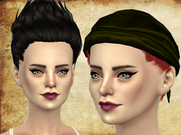 The Sims Resource: Canonball hairstyle by neissy
