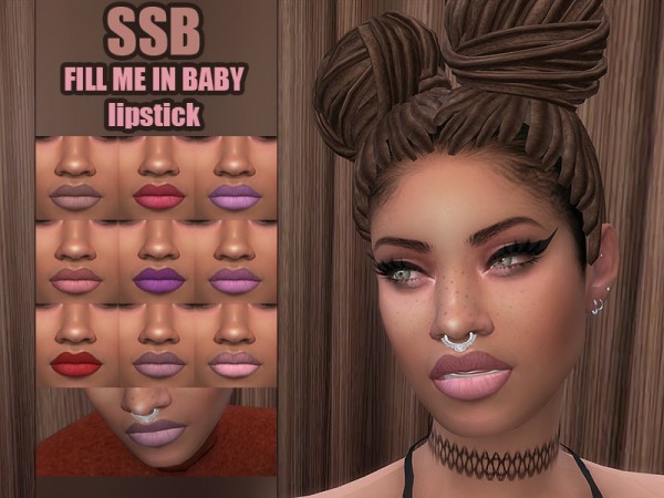  The Sims Resource: Subtle Lipstick In Soft Colors  by SavageSimBaby