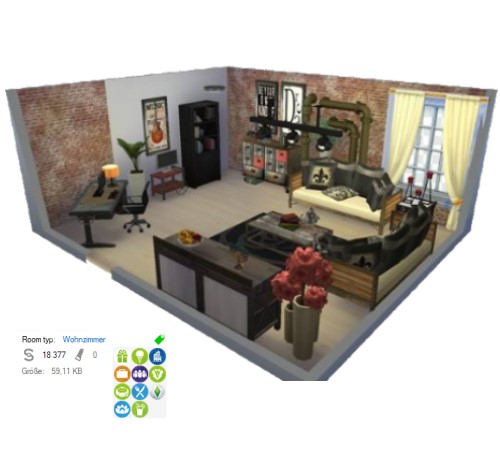  All4Sims: Room and Mods by Oldbox